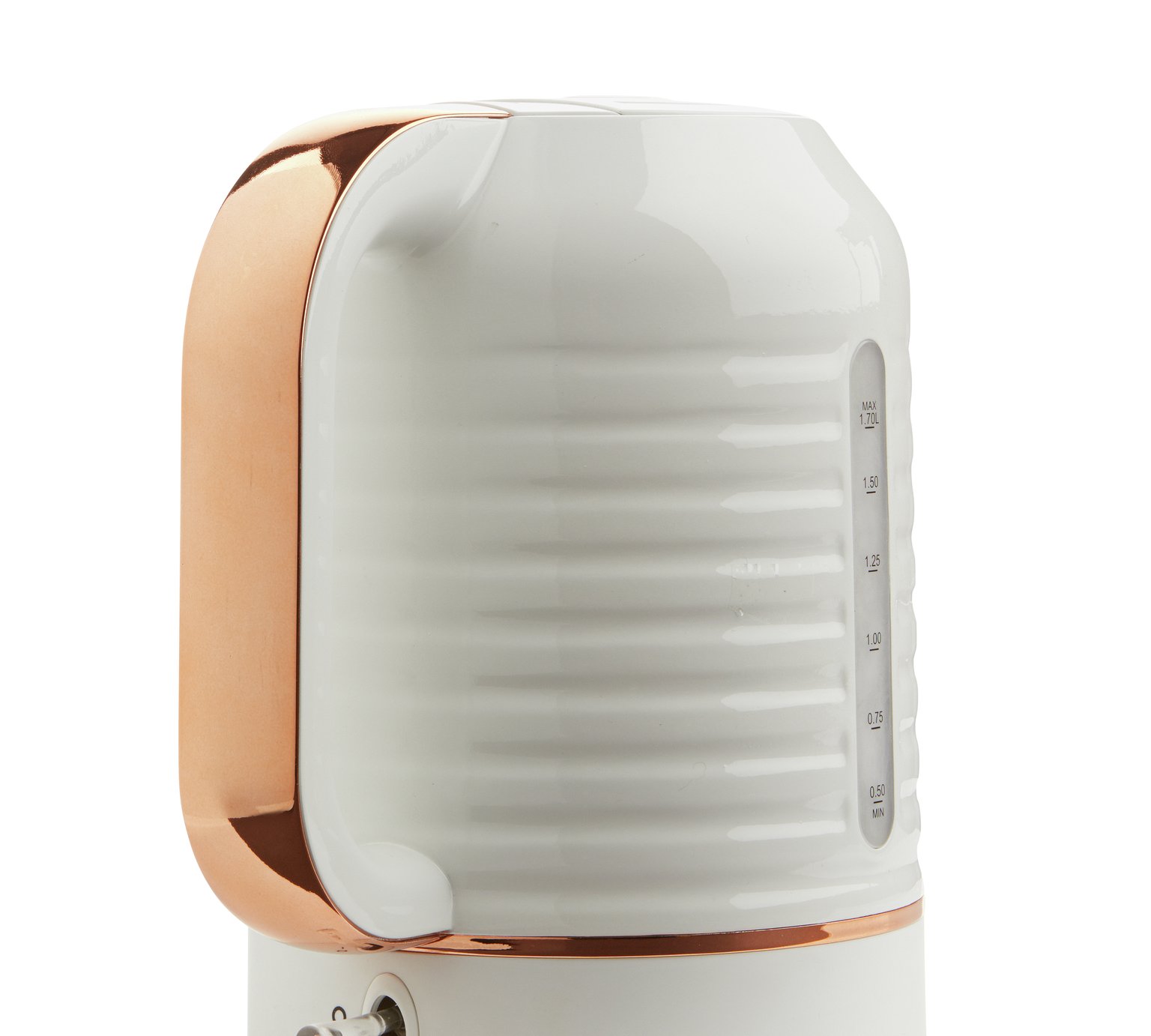 Horizon Stripe Kettle - White